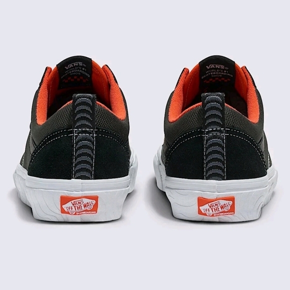 VANS Old Skool Skate Old Skool Spitfire Black/Flame Authentic 100% Men's7.5/W9 - Picture 5 of 9